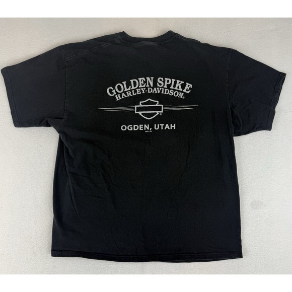 Harley-Davidson Tee Ogden Utah Golden Spike Official Men's‎ XL T-Shirt - Picture 7 of 8